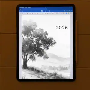 2026 Minimal Weekly Digital Planner