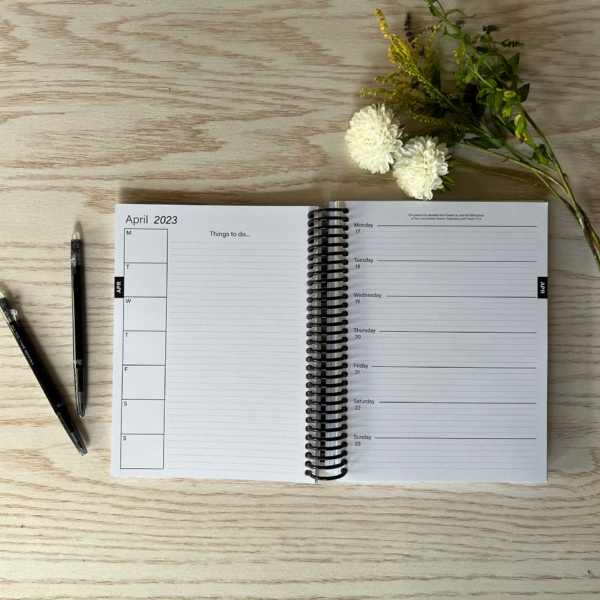 2023 Planner Week Page