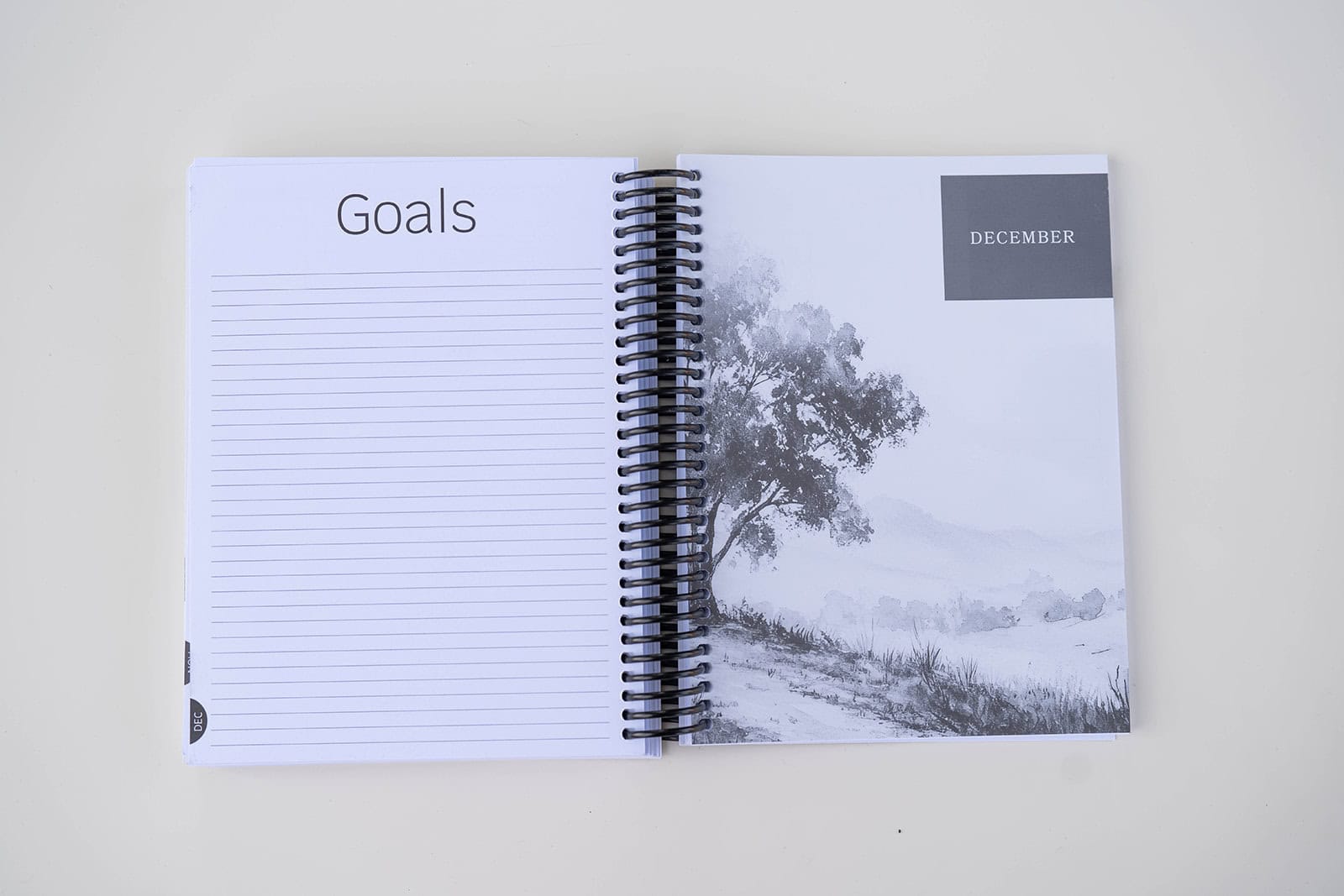 2026 Minimal December Divider Page