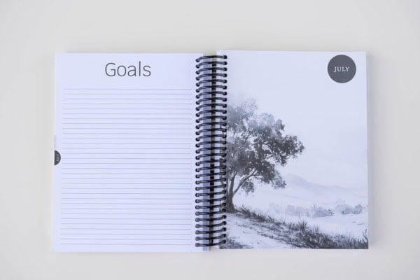 2026 Minimal July Divider Page