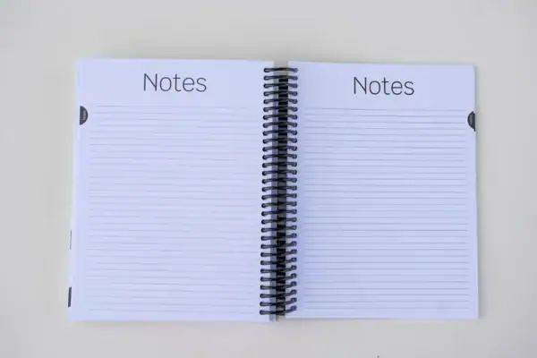 2026 Planner Notes Page