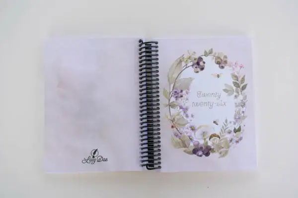 2026 Planner front and back cover