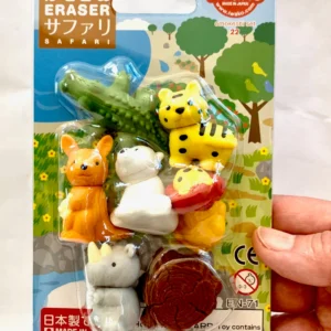 Iwako Erasers Safari Card