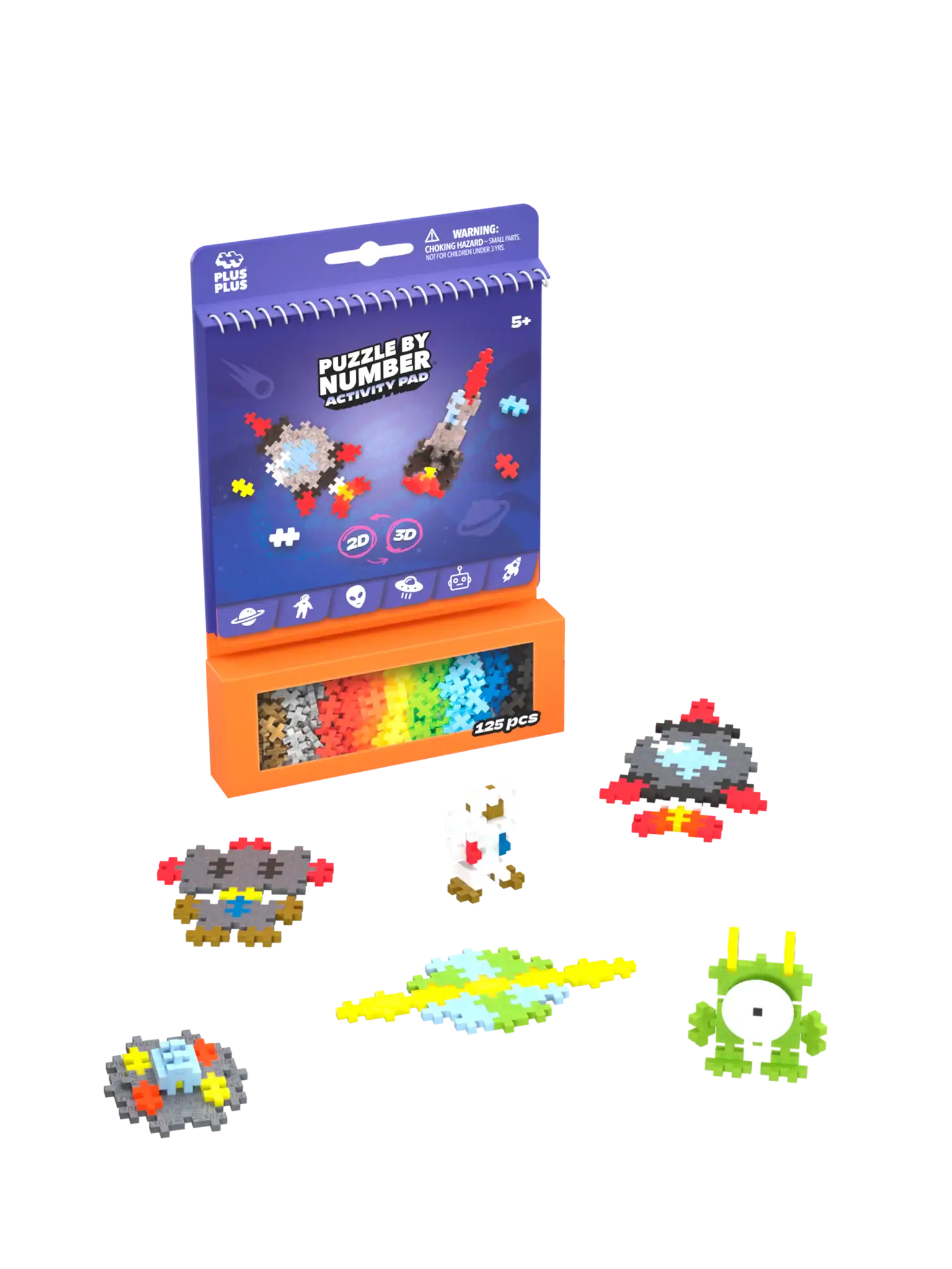 Puzzle By Number Activity Pad space 3