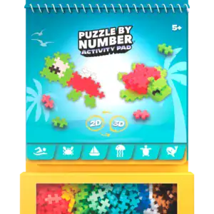 Puzzle By Number Activity Pad- Ocean