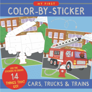 Color By Sticker Cars Trucks Trains
