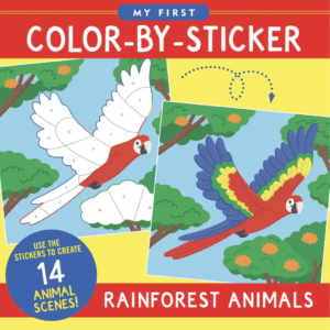 Color-By-Sticker Rainforest Animals