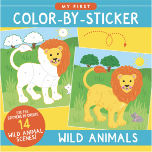 Color By Sticker wild Animals Cover