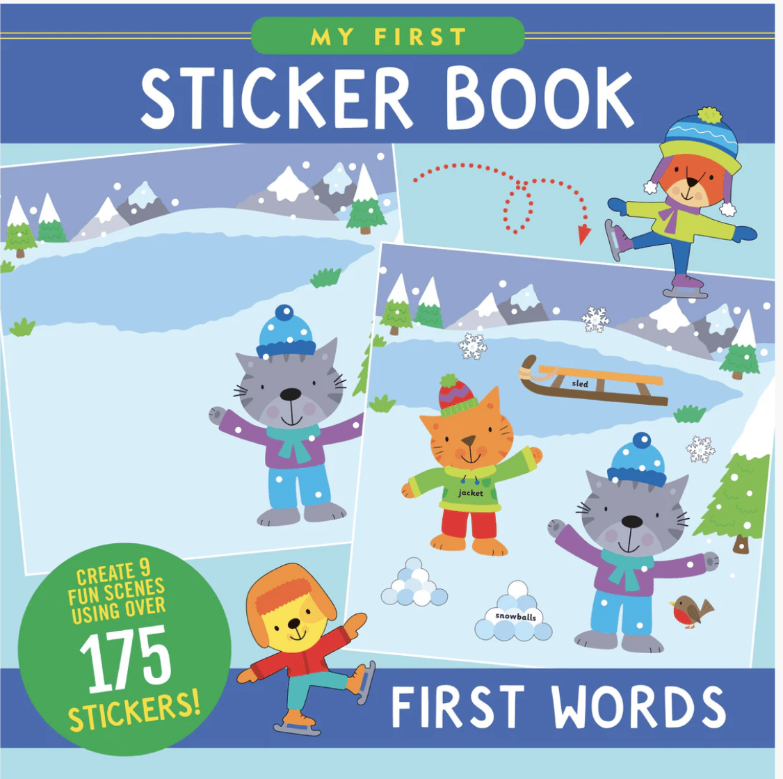 My First Sticker Book- First words cover