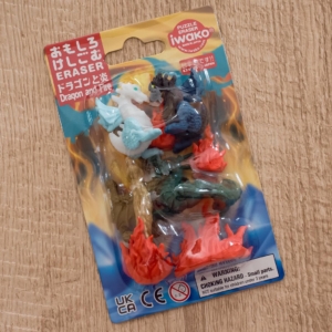 Iwako Erasers- Dragon and Fire